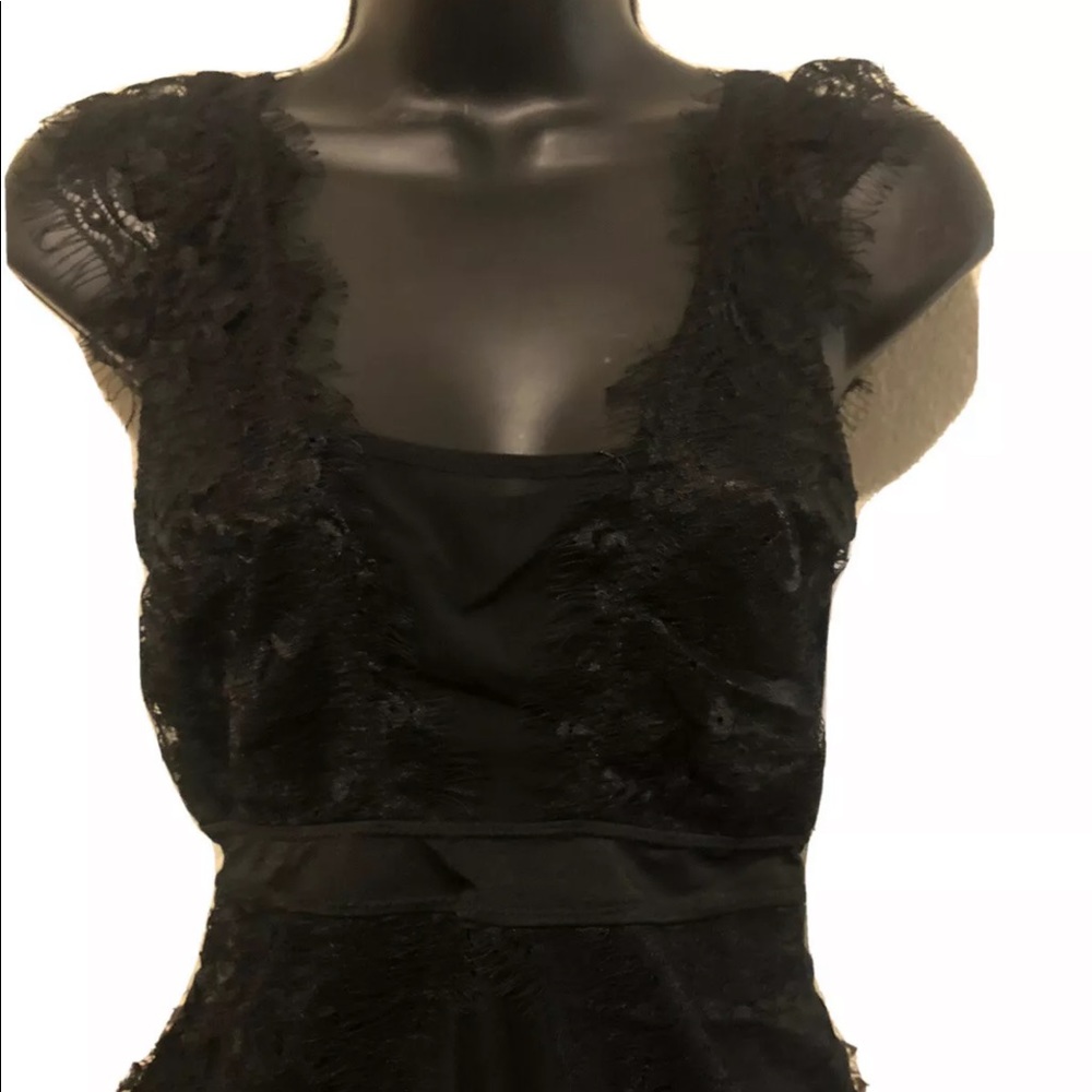 Womens French Affair Bodysuit Sleeveless  Solid Black Size Small